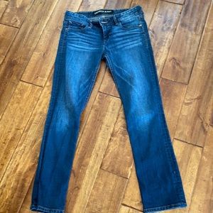Express cropped skinny size 4